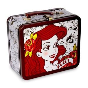 RARE Vintage Loungefly Ariel Tattoo Tin Lunchbox